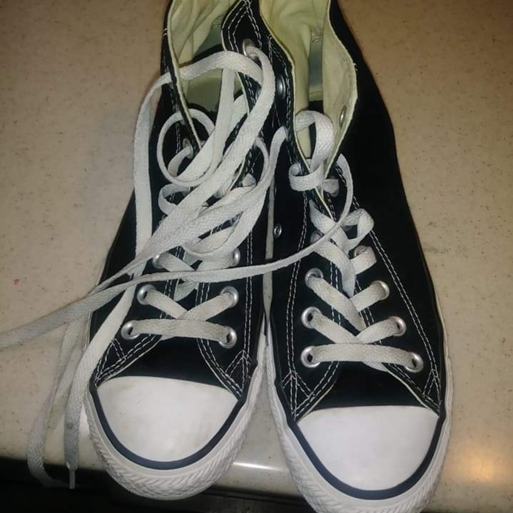 High top Van's use tham  twice